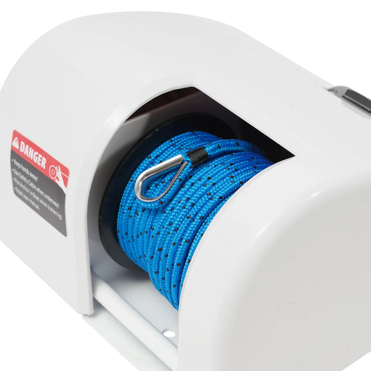 Electric Anchor 12V Saltwater Boat Anchor Winch IP65 Waterproof Powerful Rope Lowering and Retraction for Boats