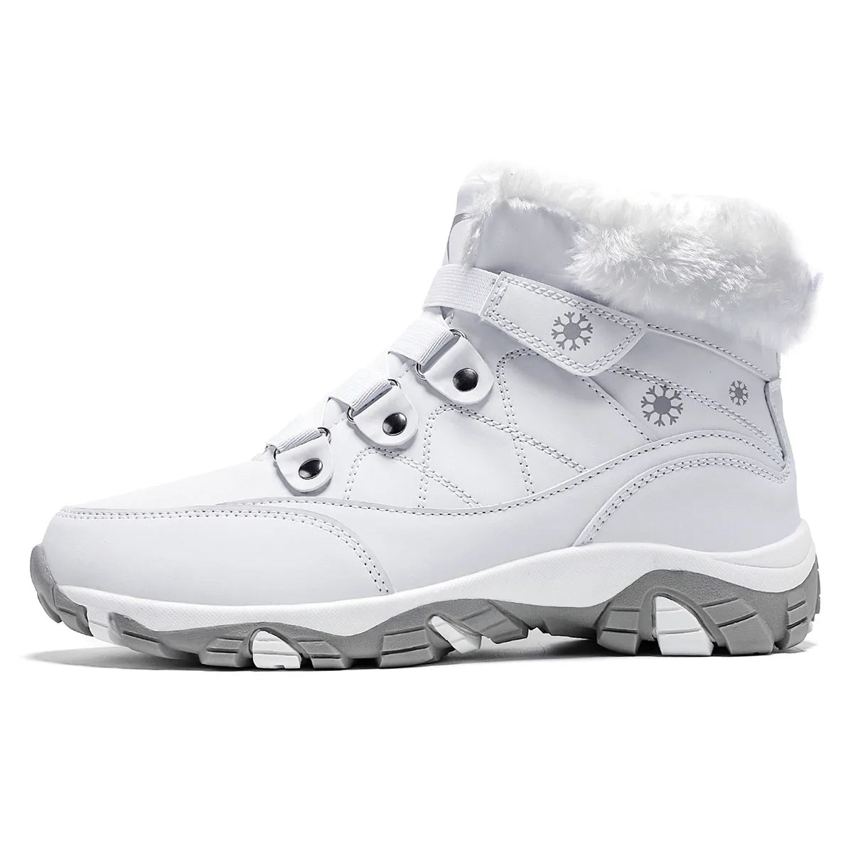 Womens Winter Boots Warm Fur Lined  Outdoor Hiking Boots