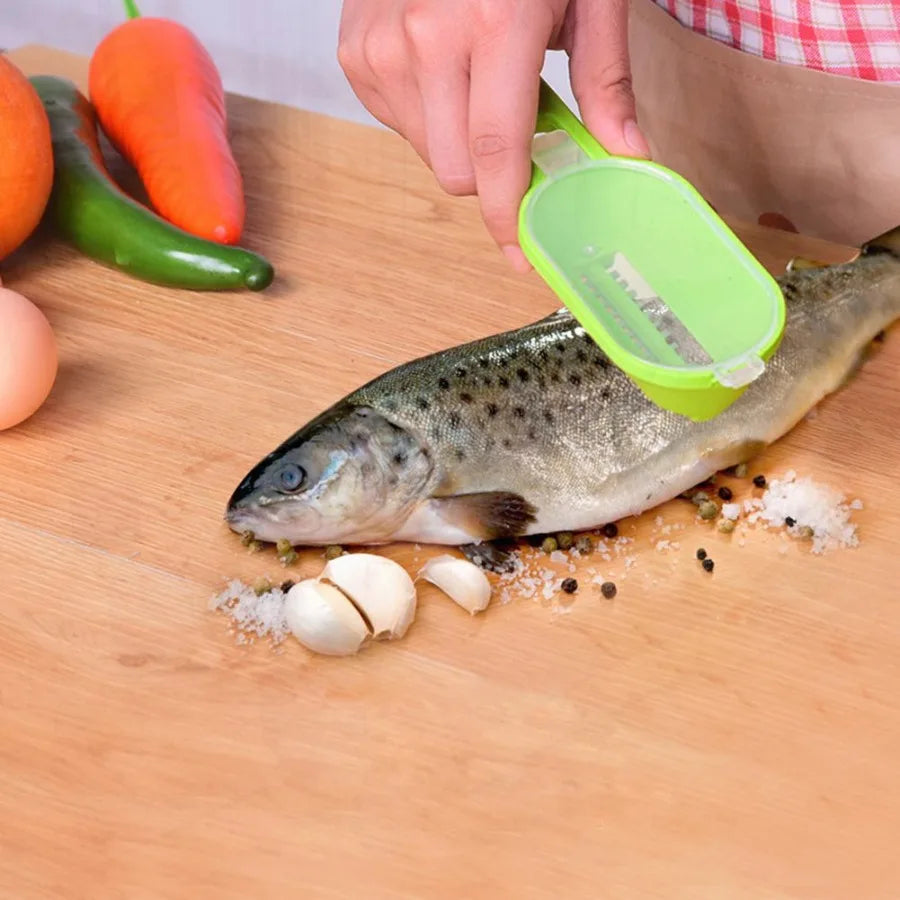 fish skin scale scraping brush