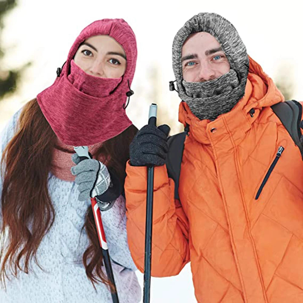 Winter Fleece Windproof  Full Face Scarf