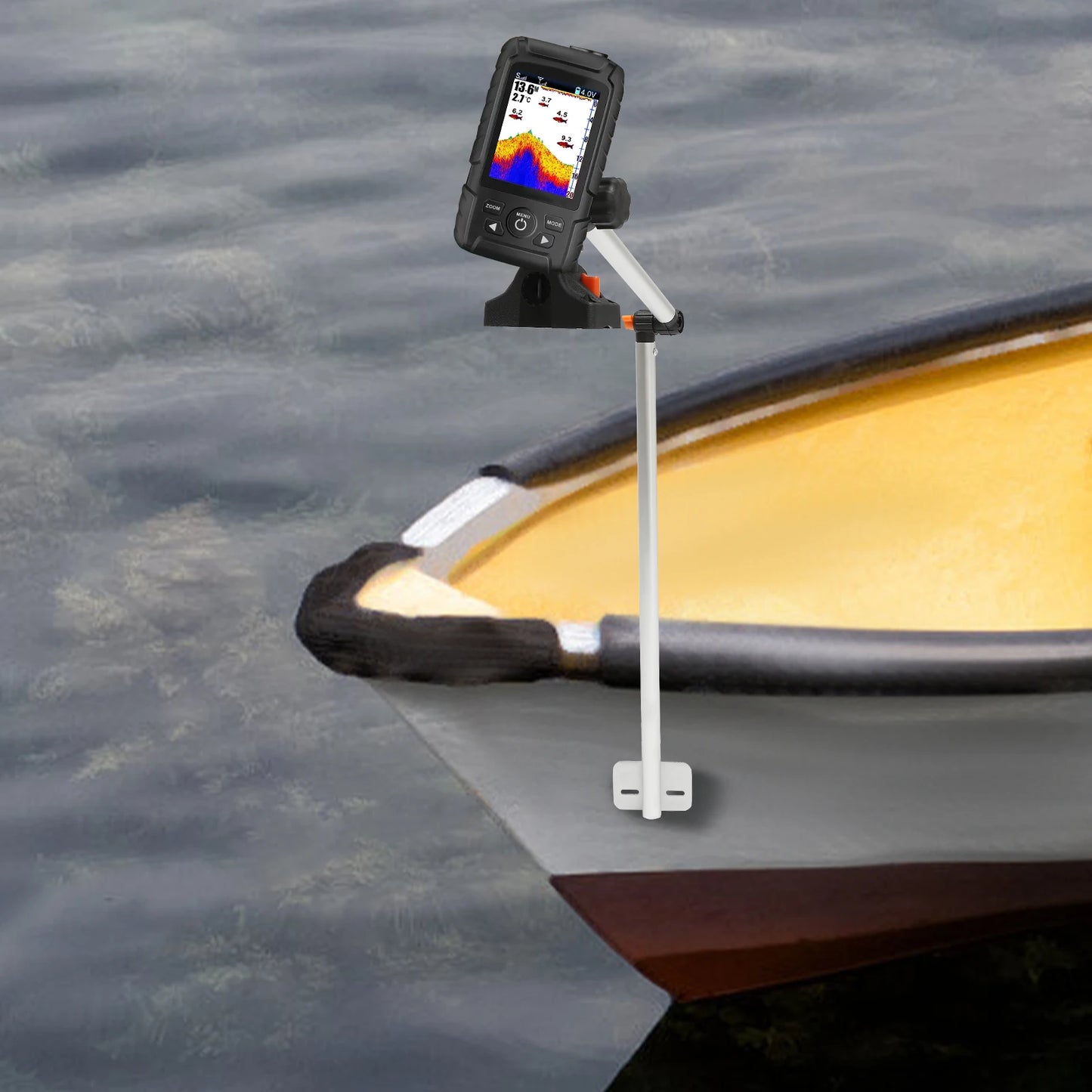 360° Rotatable, Universal Fishfinder Mount Clamp