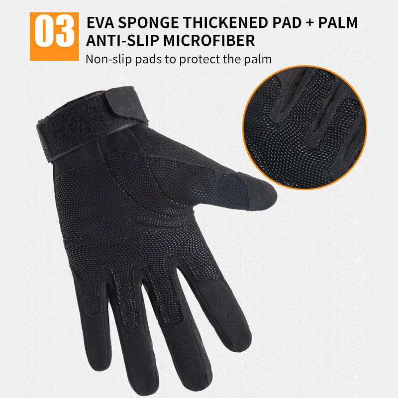 Tactical Touch Screen Breathable Lightweight Gloves
