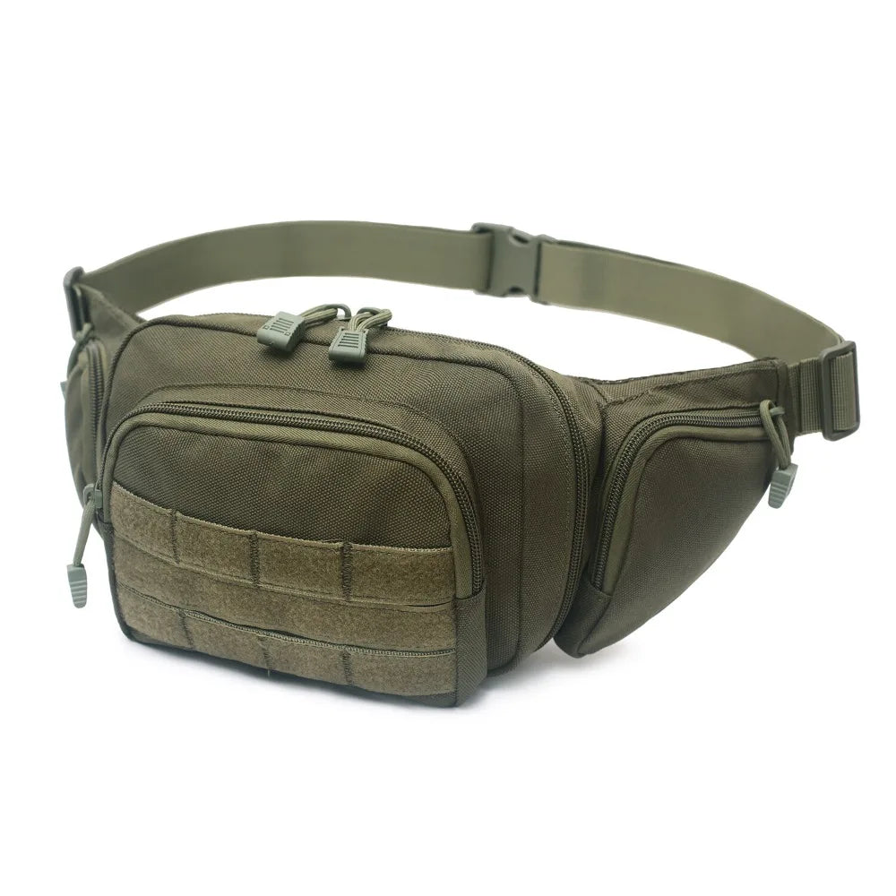 Tactical Concealed Carry Holster Fanny Pack Waist Conceal Hidden Pistol Handgun Gun Bag Hiking Mobile Phone Belt Pack Combat Bag