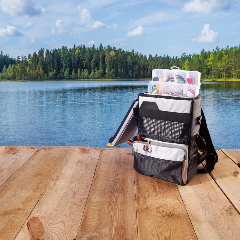 Fishing Backpack with Trays, Polyester