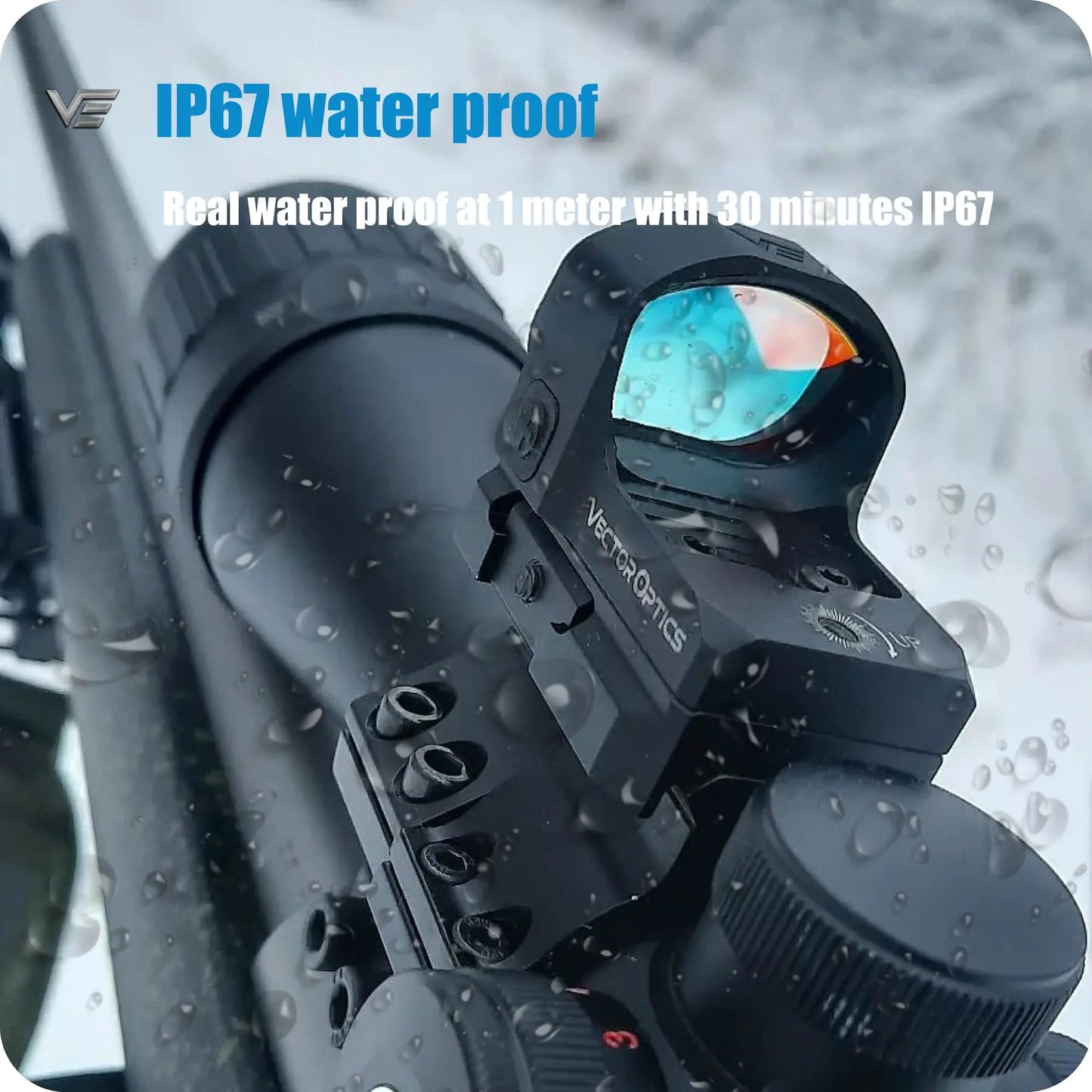 Vector Optics Frenzy-X 1x20x28 Red Dot Scope 3MOA Pistol Sight For Glock 9mm AR AK 5.56 7.62 .308win