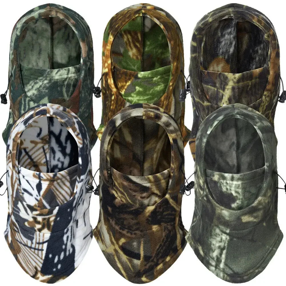Thermal Fleece Ski Mask Neck Warmer Hoods