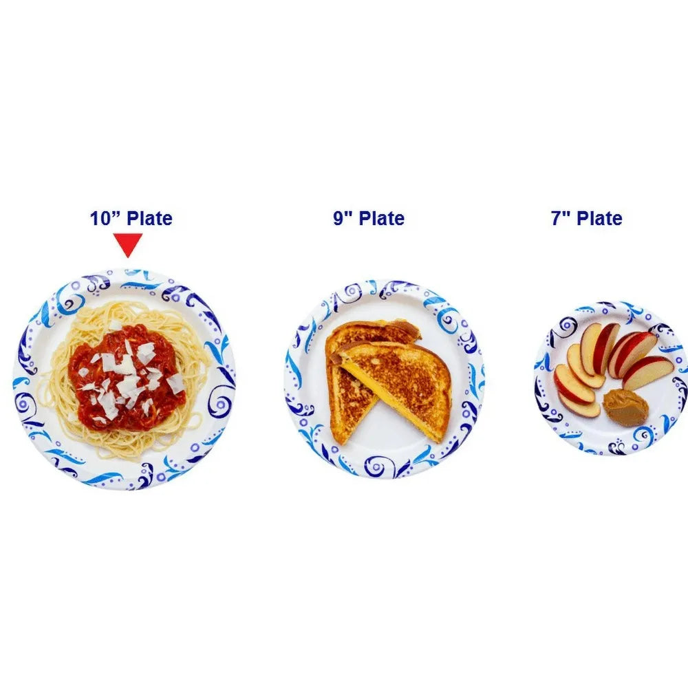 Everyday Disposable Paper Plates, 10" Count, 150