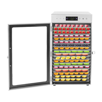 Commercial Dehydrator 18 Stainless Steel Trays Fruit Vegetable Food Dry Machine