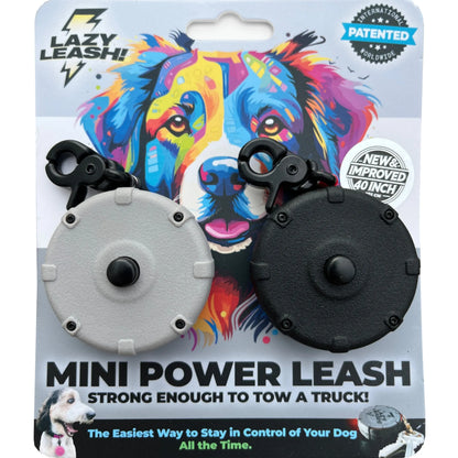 Safe & Easy Lightweight Heavy-Duty Mini Clip-On Adjustable Power Leash!