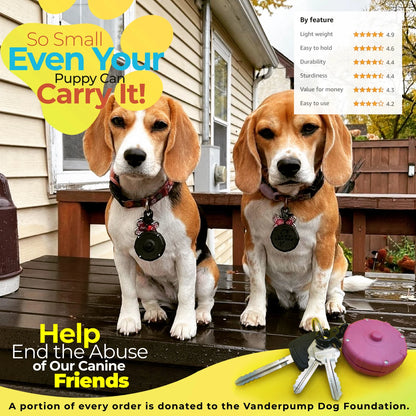 Safe & Easy Lightweight Heavy-Duty Mini Clip-On Adjustable Power Leash!