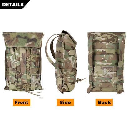 Tactical 50 oz Hydration MOLLE Pack Modular 1.5L Water Bladder Pouch Bag