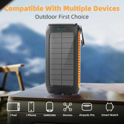 1*30W Foldable Solar Panel with 1*10000mAh Solar Power Bank,15W Dual Output Port,
