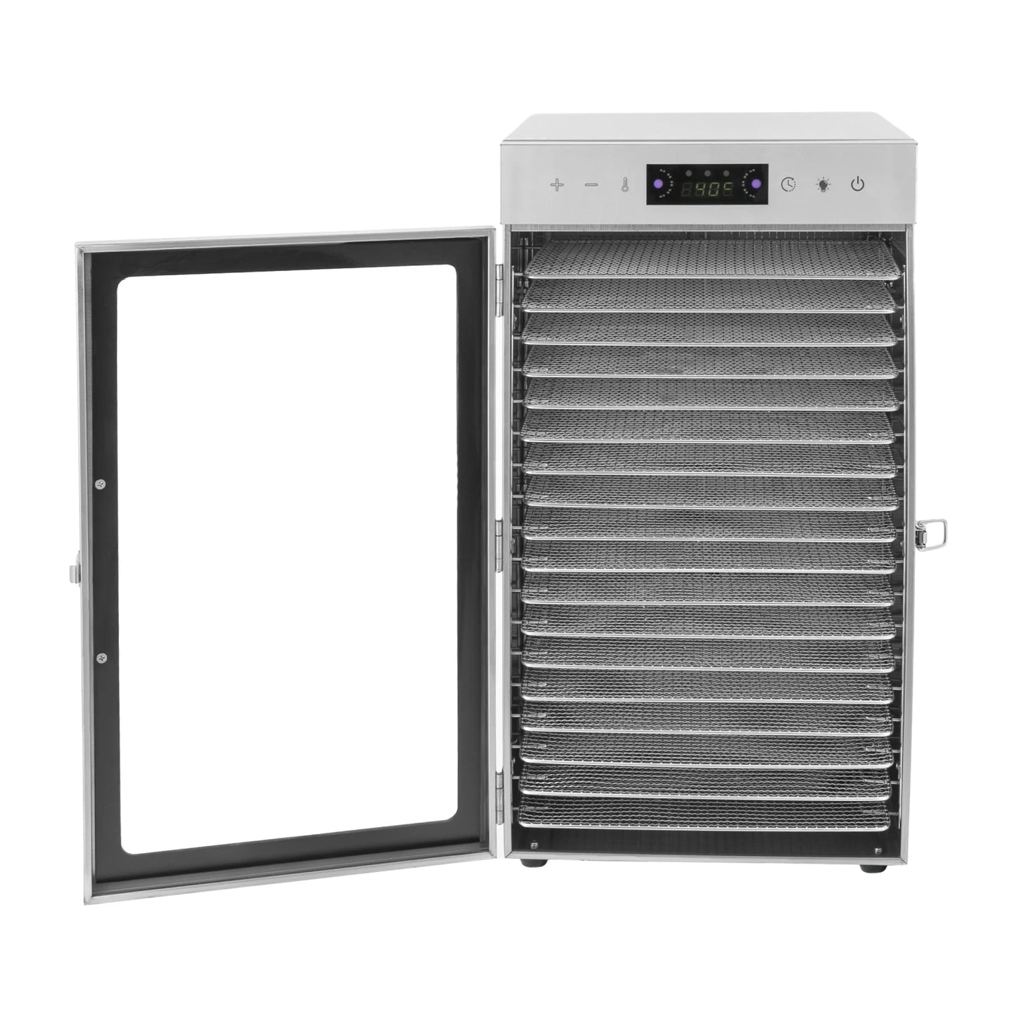 Commercial Dehydrator 18 Stainless Steel Trays Fruit Vegetable Food Dry Machine