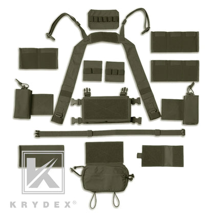 Tactical  Chest Rig Micro Chassis Modular Vest  Magazine Pouch