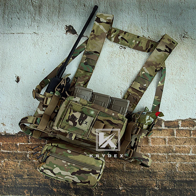 Tactical Mag Holder Radio Pouch with Hook and Loop,