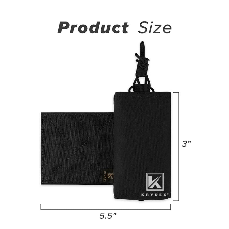 Tactical Mag Holder Radio Pouch with Hook and Loop,