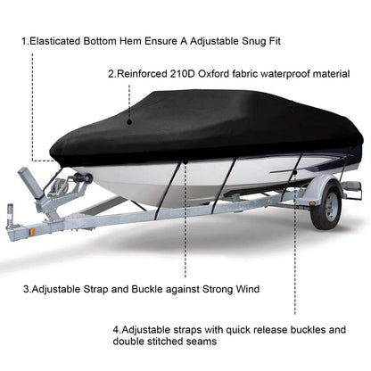 v Shape Boat Cover 20-22ft