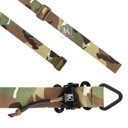 KRYDEX Tactical Single 1 Point Rifle padded Sling  For Hunting