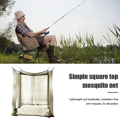 2x1.8m Mosquito Mesh Tent Net For Camping