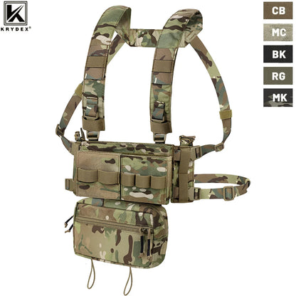 Tactical  Chest Rig Micro Chassis Modular Vest  Magazine Pouch