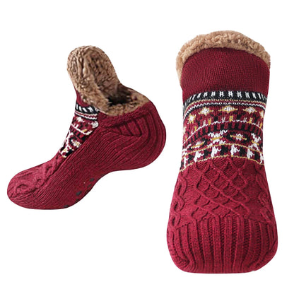 Men Women non slip Winter Indoor Home Slipper Socks  great for Christmas