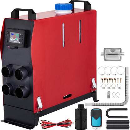 12V 5KWr Air Diesel Heater with LCD switch and Remote Control for Boat Car Trucks Campervans