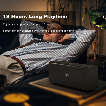 Bluetooth Speaker 80W Powerful Sound Stereo Pairing 18 Hours Playtime Wireless Speakers