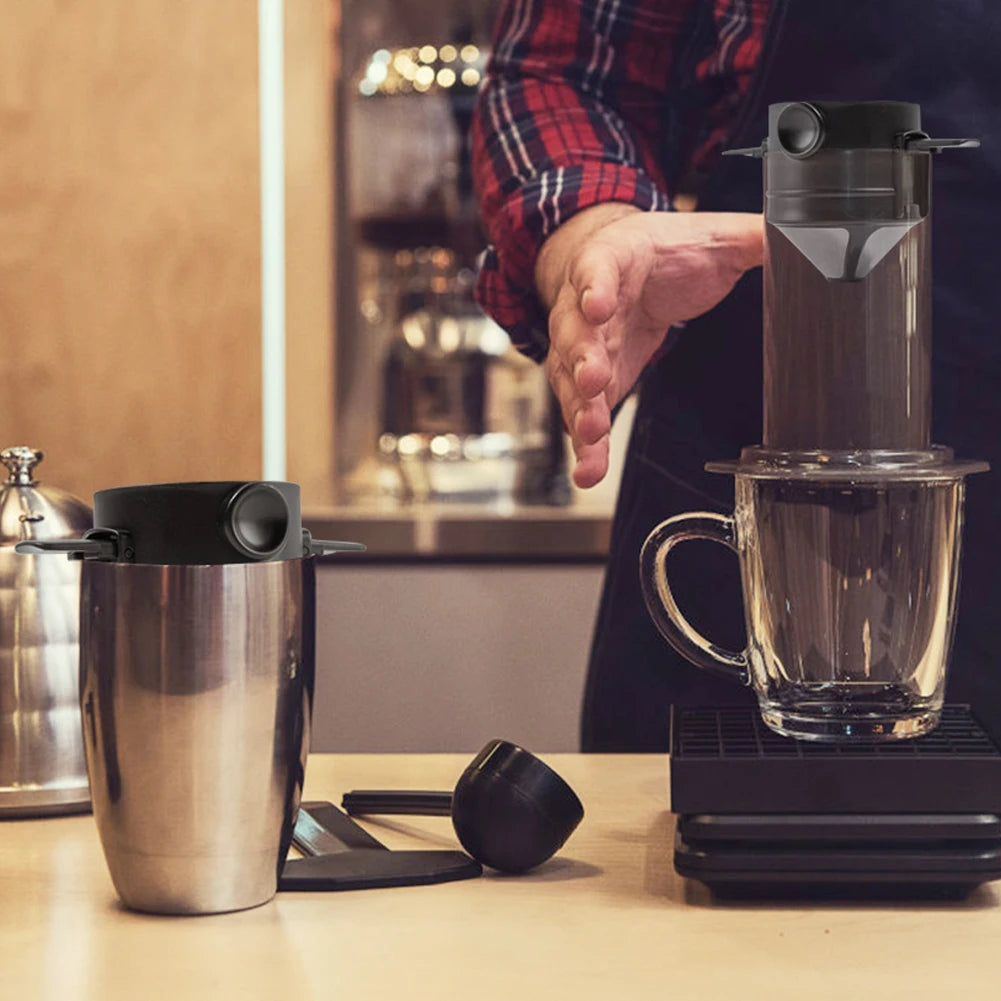 Collapsible Stainless Steel  Coffee Maker Reusable  Filter