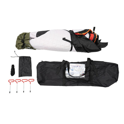 Insulated Ice Fishing Tent Thermal Shelter Windproof Freestanding for 1-2 People