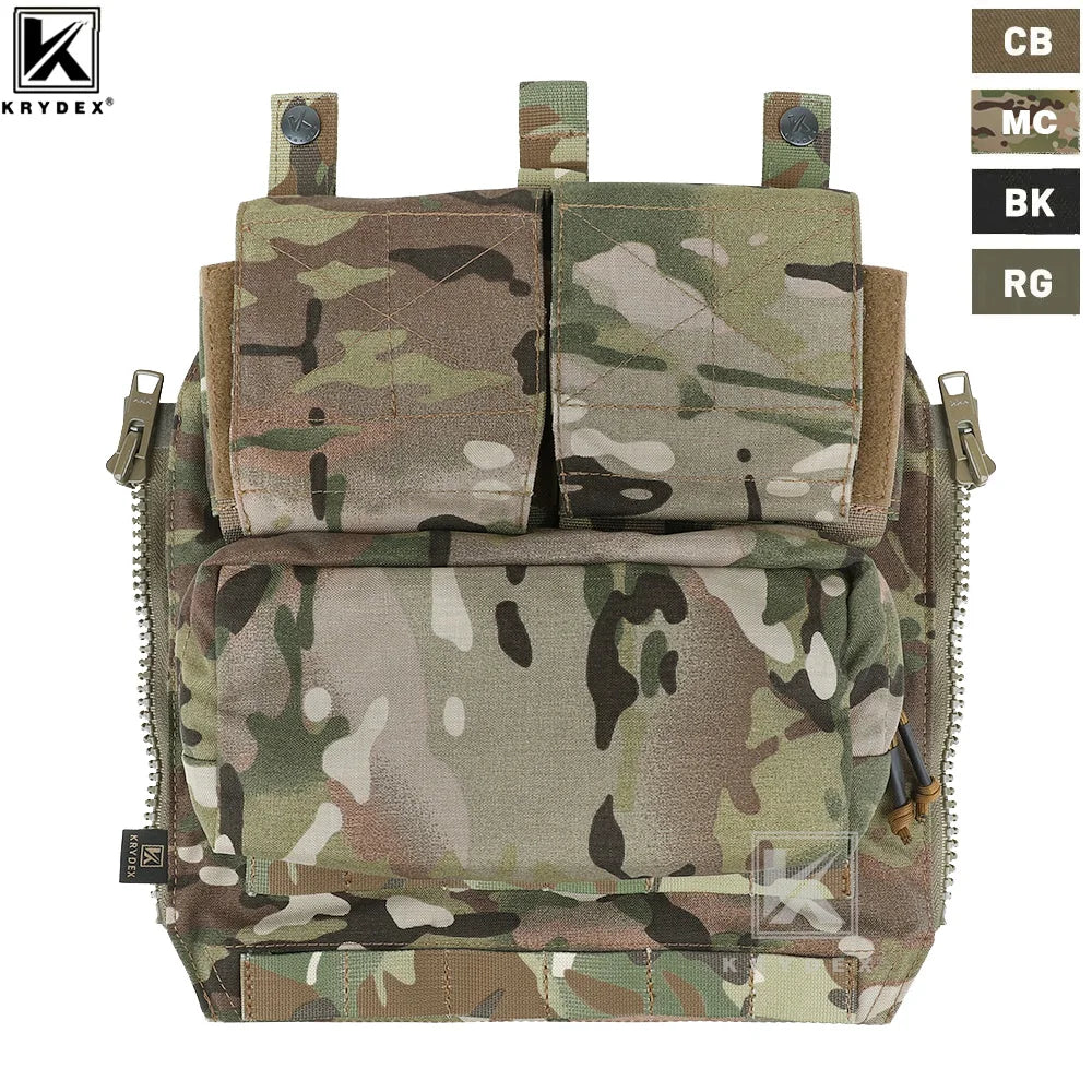 Tactical Panel Backpack Zip-On Bag Plate Carrier Vest