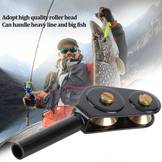 Double Roller Fishing Rod Guide Tip Pulley