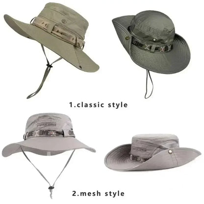 men's summer bucket hat for UV protection