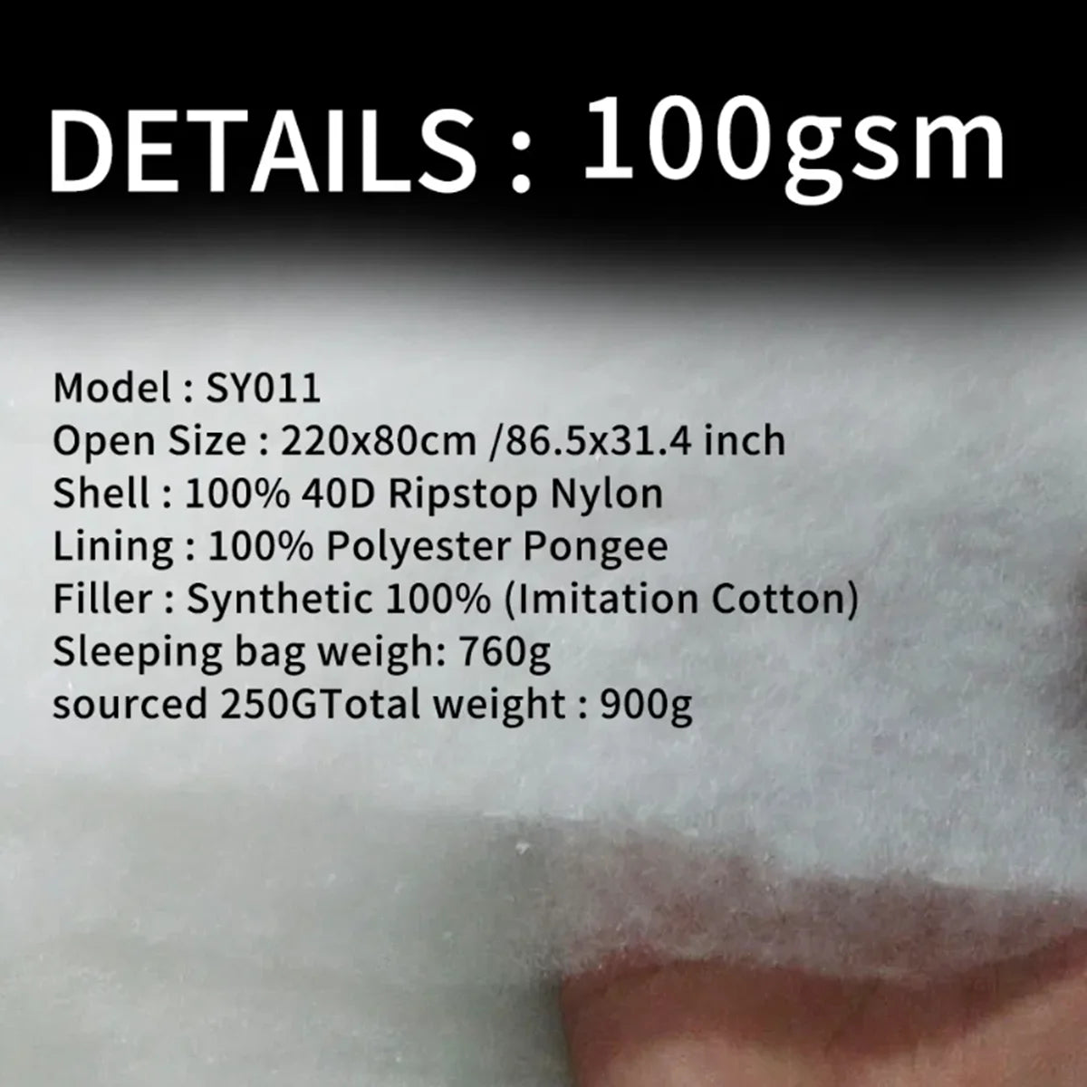 Camping Sleeping Bag Outdoor 3 Season Sleeping Bag