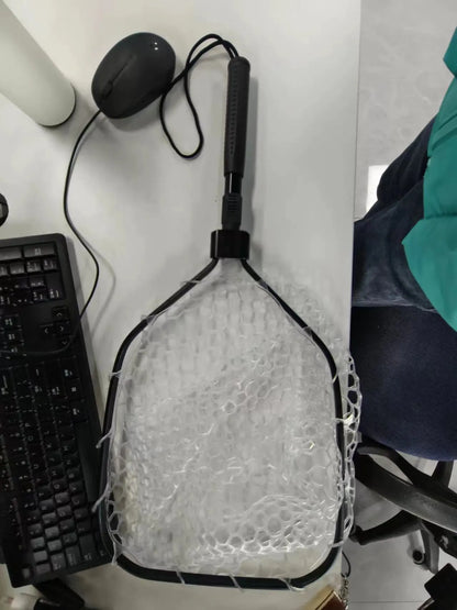Foldable Fish Net for Landing  fish with Handle
