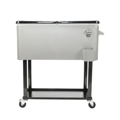 80QT Iron Spray Cooler with Shelf