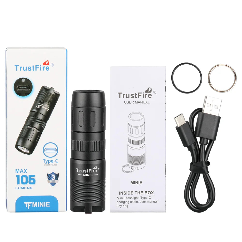 Magnetic MINIE EDC Flashlight LED and Rechargeable