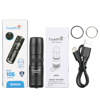 Magnetic MINIE EDC Flashlight LED and Rechargeable
