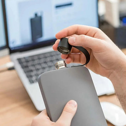 500ml Portable Pocket Hip Flask Stainless Steel