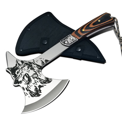 Stainless Steel  Axe Multi-function Tactical Wolf-head axe