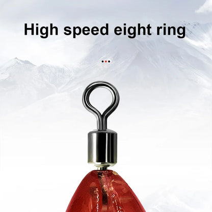 5.7g/8cm Squid Jig Baits Double Hook Glow In The Dark for Night Fishing