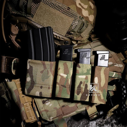 Tactical Single 9mm Pistol Magazine Pouch Insert
