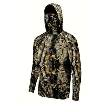 mens long sleeve hunting hoodie