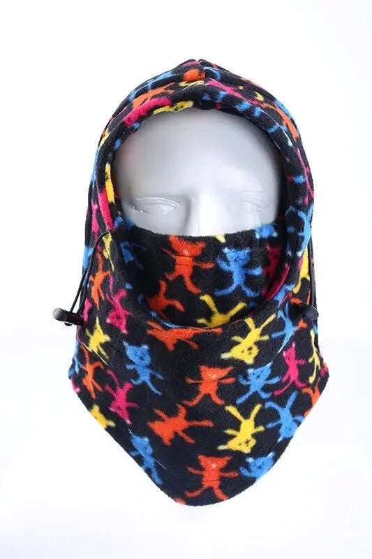 Thermal Fleece Ski Mask Neck Warmer Hoods