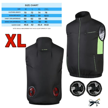 Cooling Vest Air Conditioner Heat Resistant  Vest
