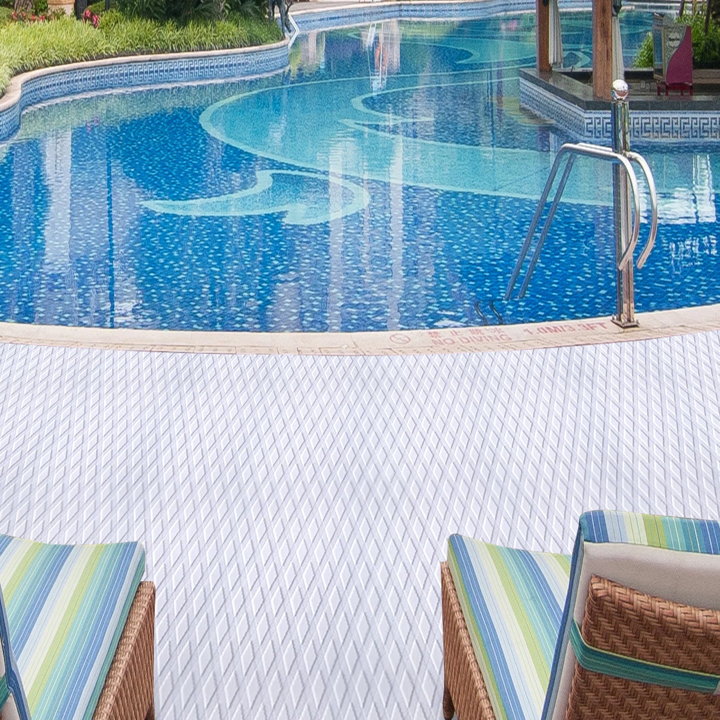 Anti-Skid Mat Strong Adhesive Rectangle for Boat Decking, Fish Boats, Kayak Decking