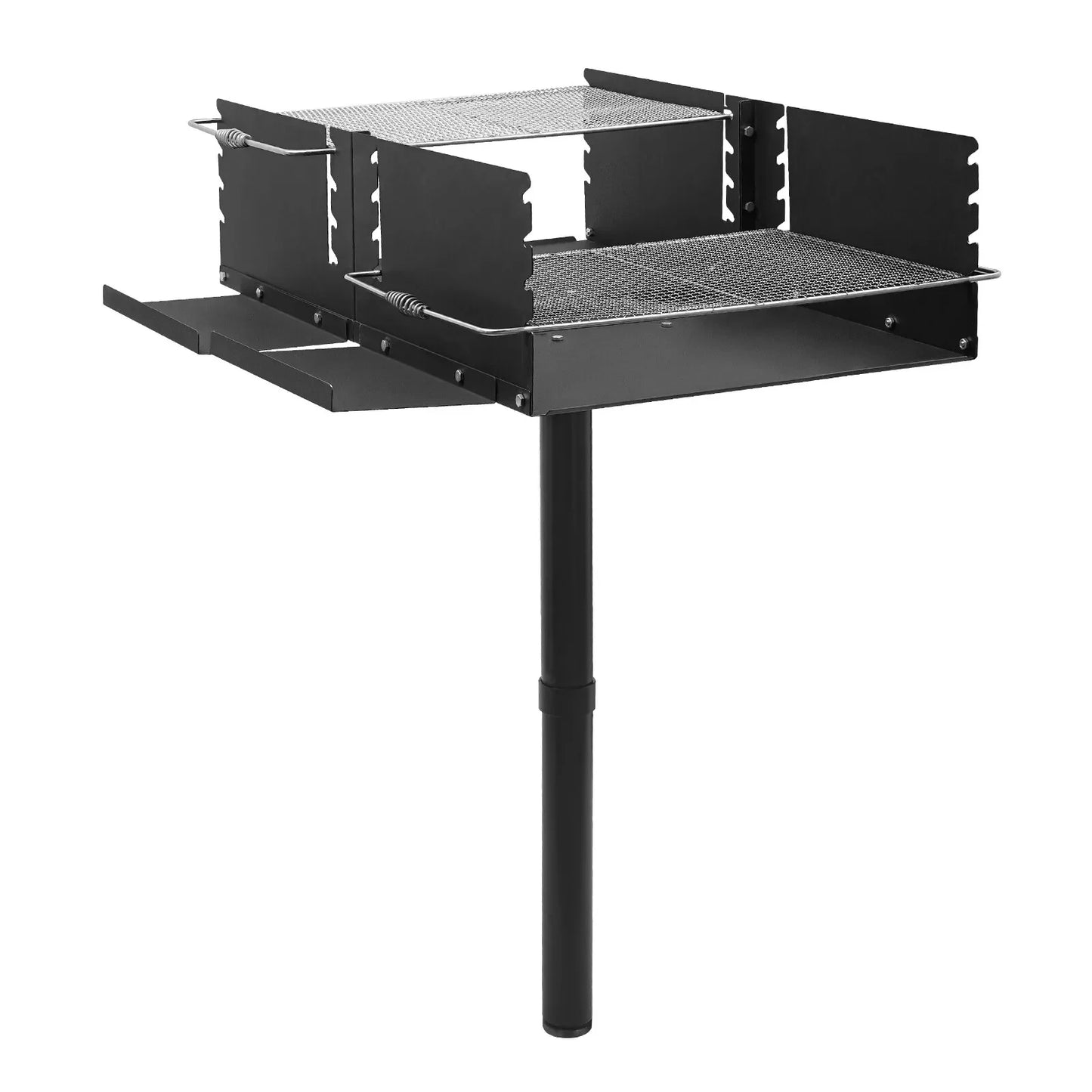 Single Post Outdoor Grill Heavy Duty l BBQ Park Style Cooking