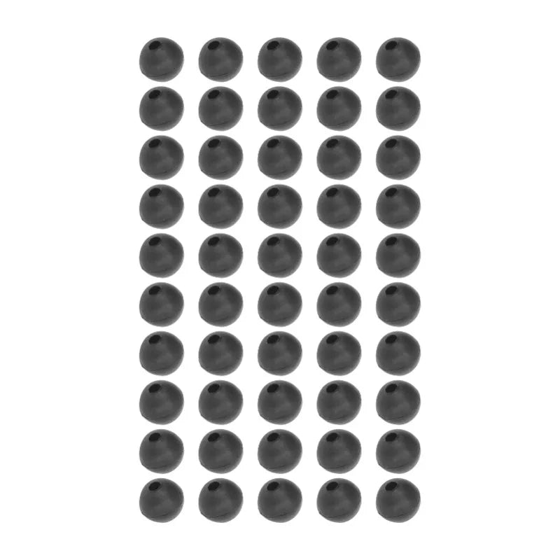 50pcs Carp Fishing Beads Diameter 6mm Soft Carp Fishing Rig Beads