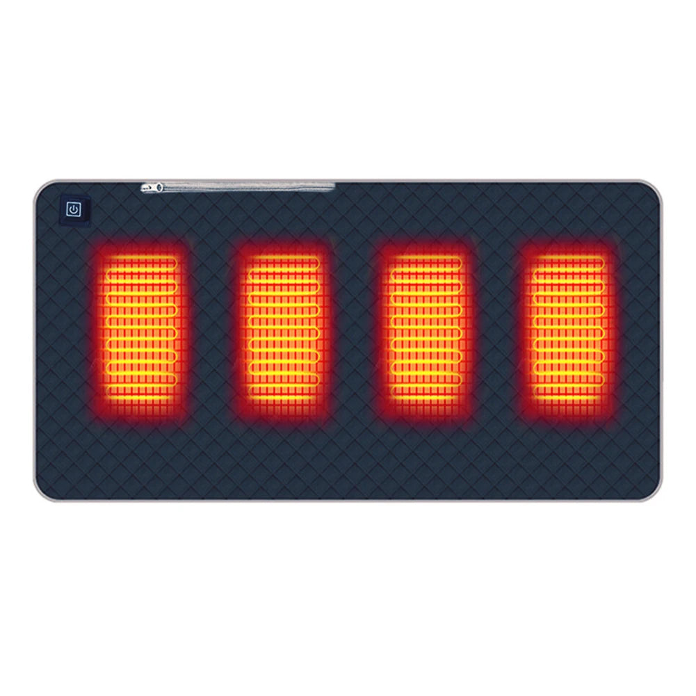 4 Heated Areas Camping Chair Heated Cushion Portable Heater Warm Pad 3 Adjustable Temperature