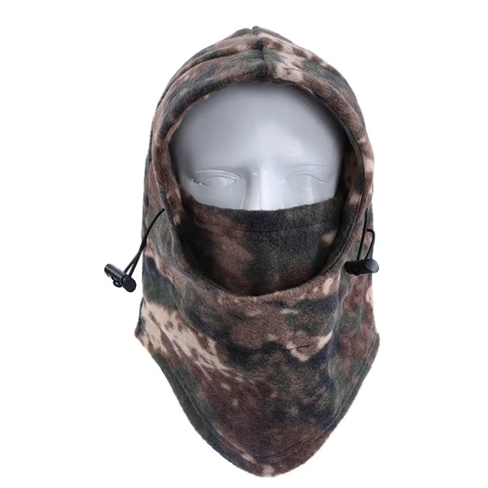 Thermal Fleece Ski Mask Neck Warmer Hoods