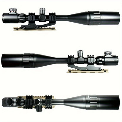 6-24x50 AO EG Illuminated Mil Dot Hunting Rifle Scope W/ PEPR Mount+Sunshade